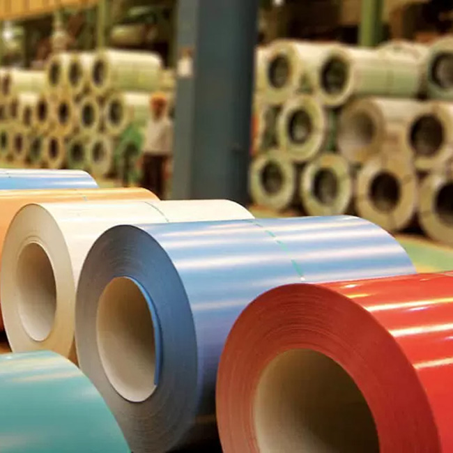 Color coated steel coil